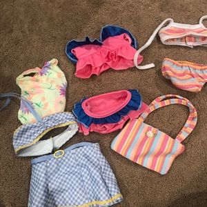 american girl doll bathing suit bundle
